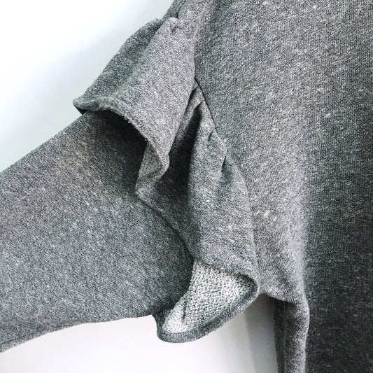 Current Elliott Ruffle Sweatshirt - size 0