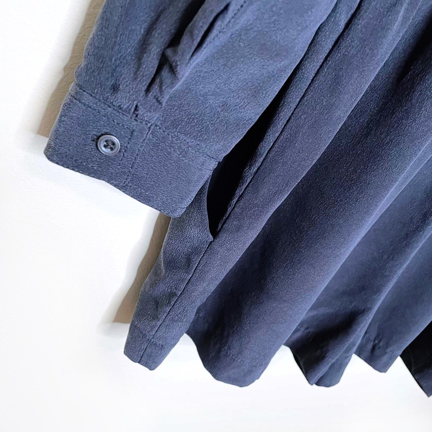 twelfth street by cynthia vincent washed black silk romper - size small