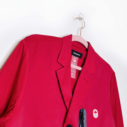 dsquared2 x hbc 2016 rio olympics team canada opening ceremony jacket - size medium