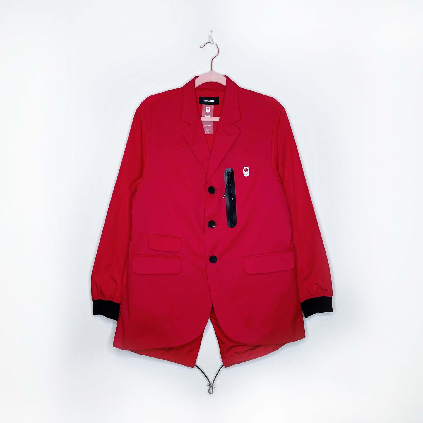 dsquared2 x hbc 2016 rio olympics team canada opening ceremony jacket - size medium