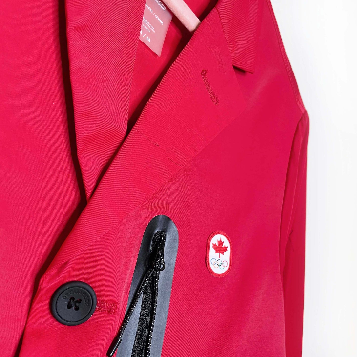 dsquared2 x hbc 2016 rio olympics team canada opening ceremony jacket - size medium