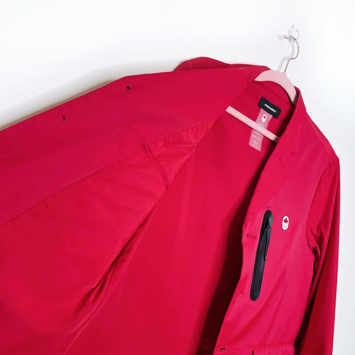 dsquared2 x hbc 2016 rio olympics team canada opening ceremony jacket - size medium