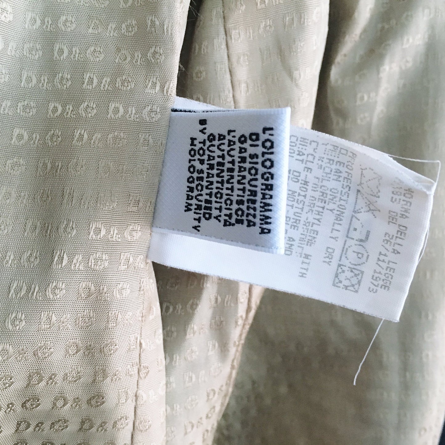 D&amp;G Wool Coat - size 28/42