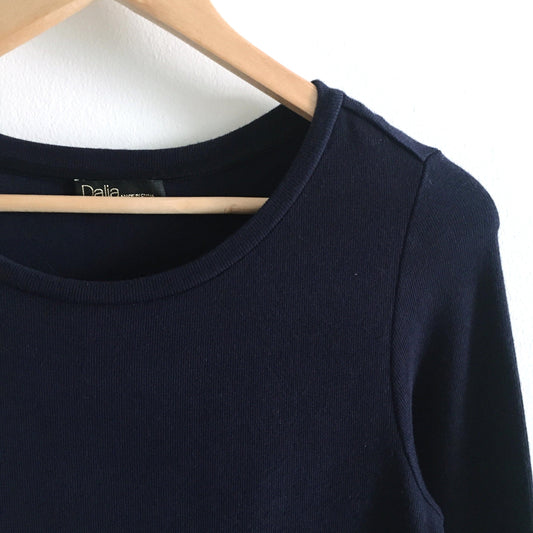 Dalia ribbed knit midi dress - size Small