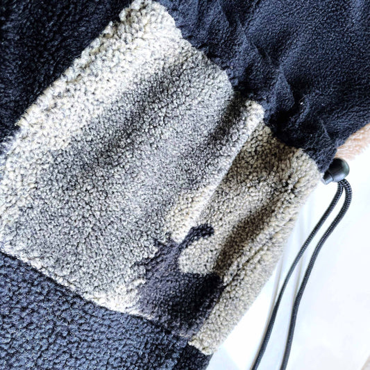 vintage danielle nault horse teddy fleece bag