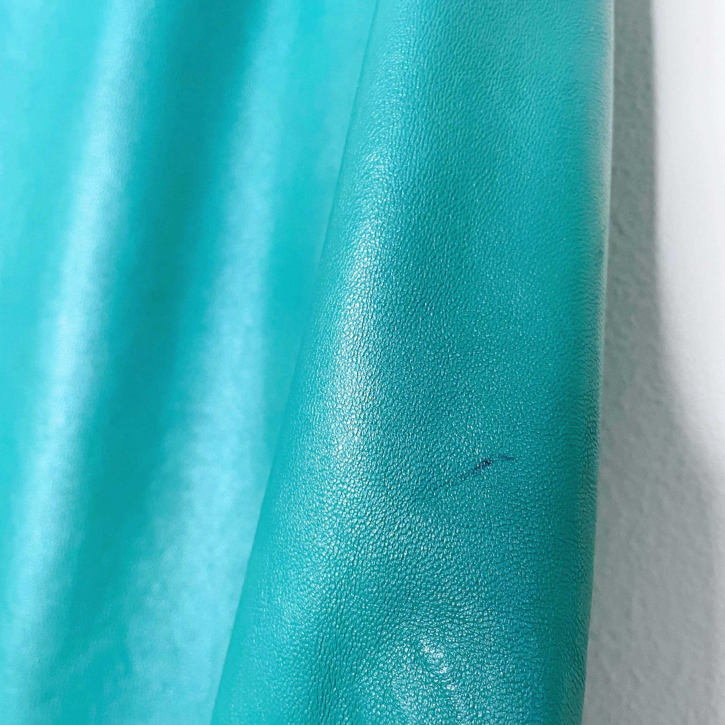 vintage danier green high waist leather maxi skirt - size 4