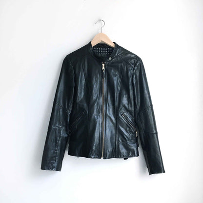 Danier Leather Moto Jacket - size Small
