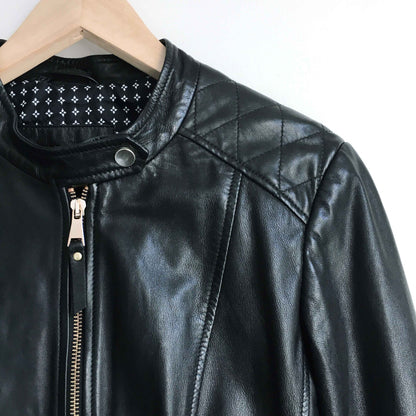 Danier Leather Moto Jacket - size Small