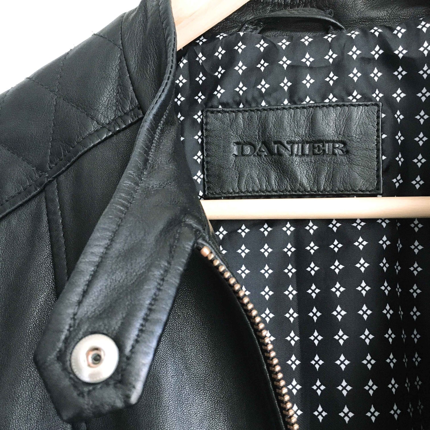 Danier Leather Moto Jacket - size Small