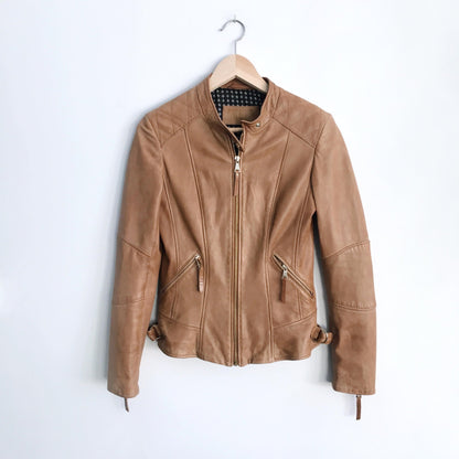 Danier Leather Moto Jacket - size xxs
