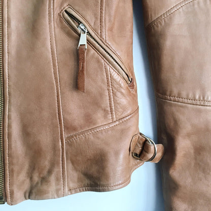Danier Leather Moto Jacket - size xxs