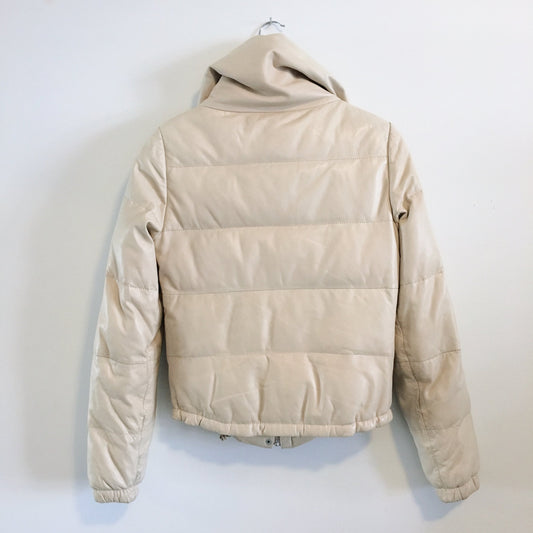 Danier Leather Down Puffer Bomber - size xxs