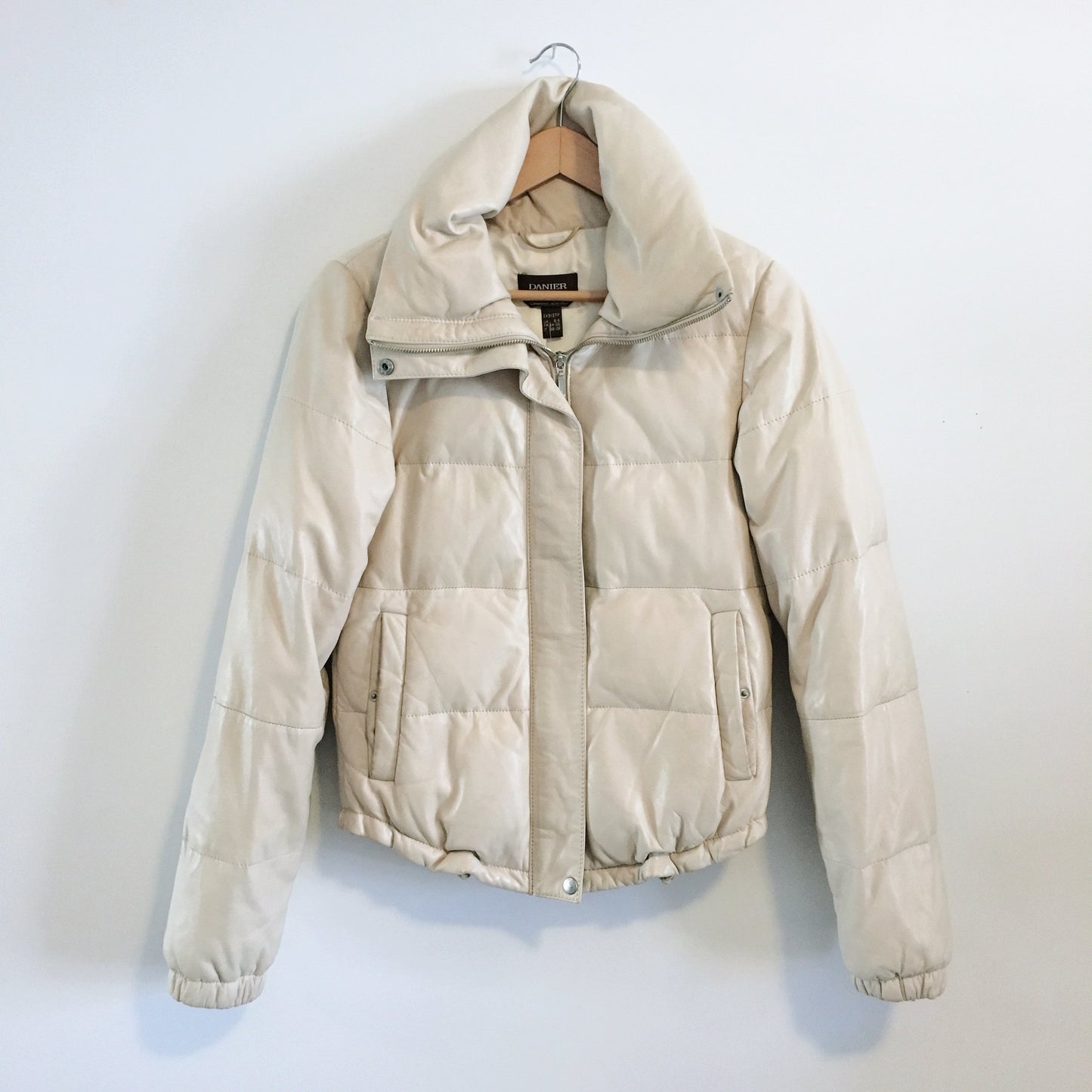 Danier Leather Down Puffer Bomber - size xxs