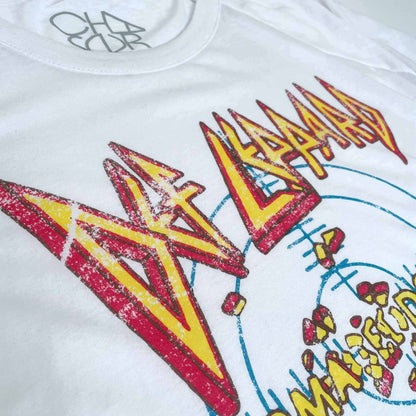 chaser def leppard cold shoulder long sleeve top - size small