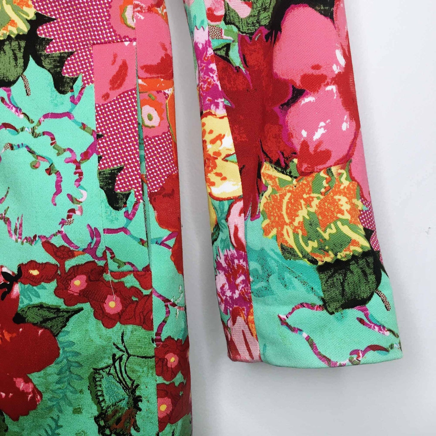 Della Spiga Weekend floral spring cotton jacket - size 8