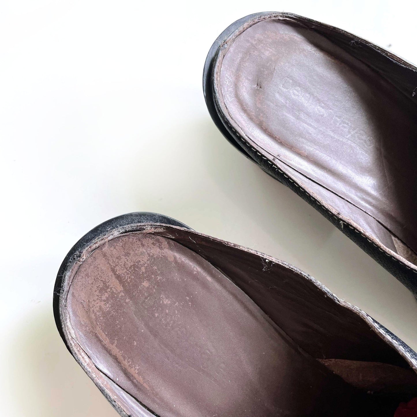 vintage denver hayes slip on western mule - size 7