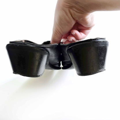 vintage denver hayes slip on western mule - size 7