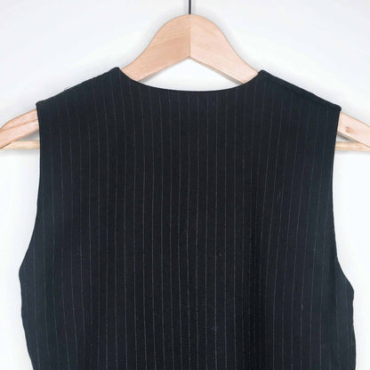 Derek Lam 10 Crosby v-neck tiered menswear top - size 0
