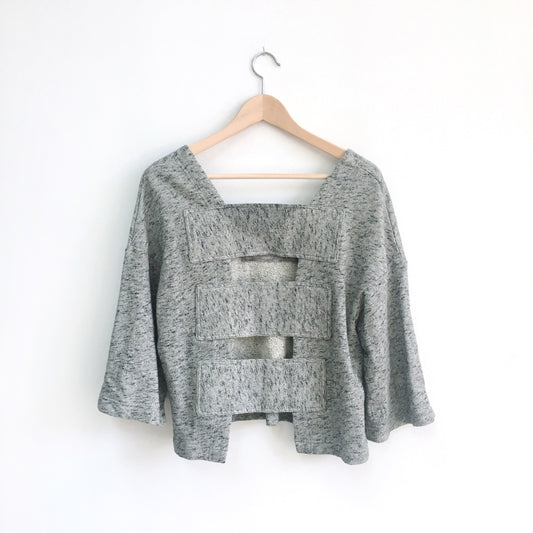 Derek Lam 10 Crosby Back Cutout Top - size 4