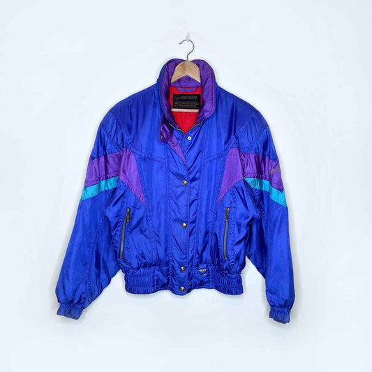 vintage descente 90's retro ski jacket - size medium