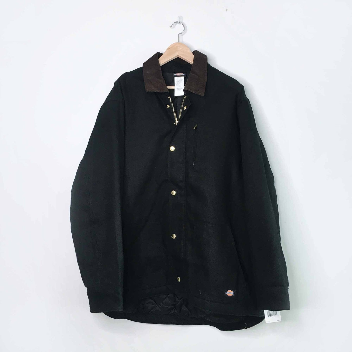 NWT Dickies Canvas Jacket With Corduroy Collar - size XL