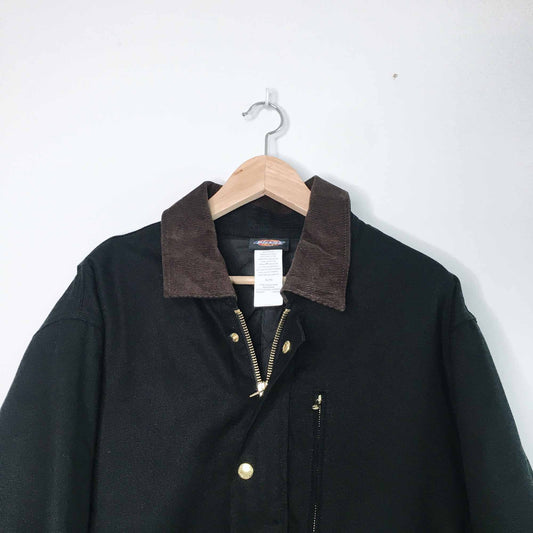 NWT Dickies Canvas Jacket With Corduroy Collar - size XL