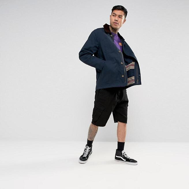 NWT Dickies Canvas Jacket With Corduroy Collar - size XL