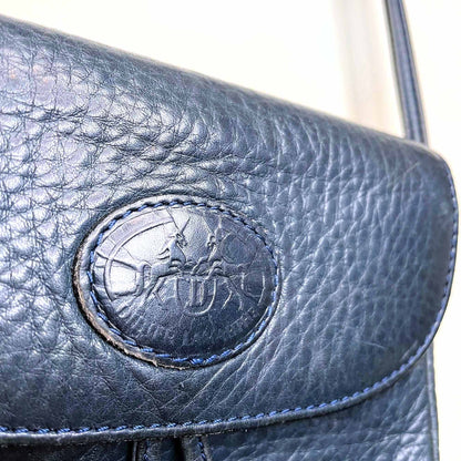 vintage didier lamarthe pebbled leather crossbody