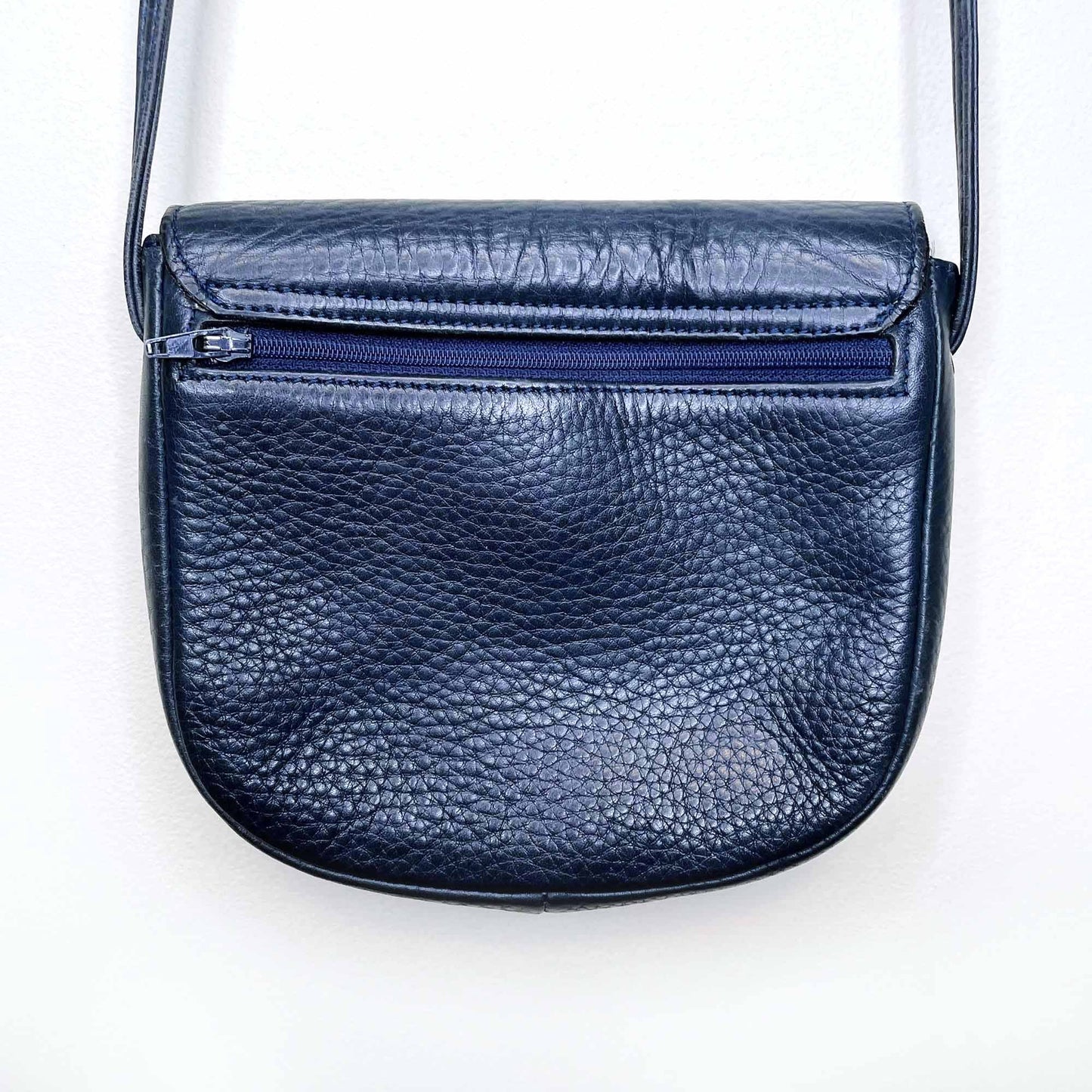 vintage didier lamarthe pebbled leather crossbody