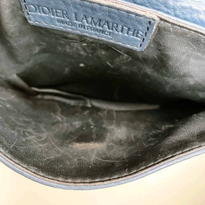 vintage didier lamarthe pebbled leather crossbody