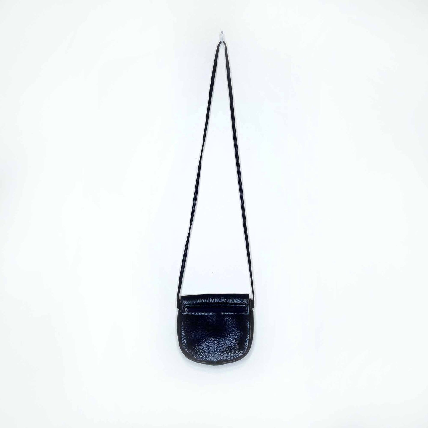 vintage didier lamarthe pebbled leather crossbody