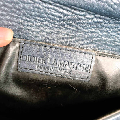 vintage didier lamarthe pebbled leather crossbody