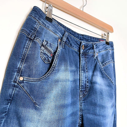 diesel fayza denim boyfriend sweatpants - size 27