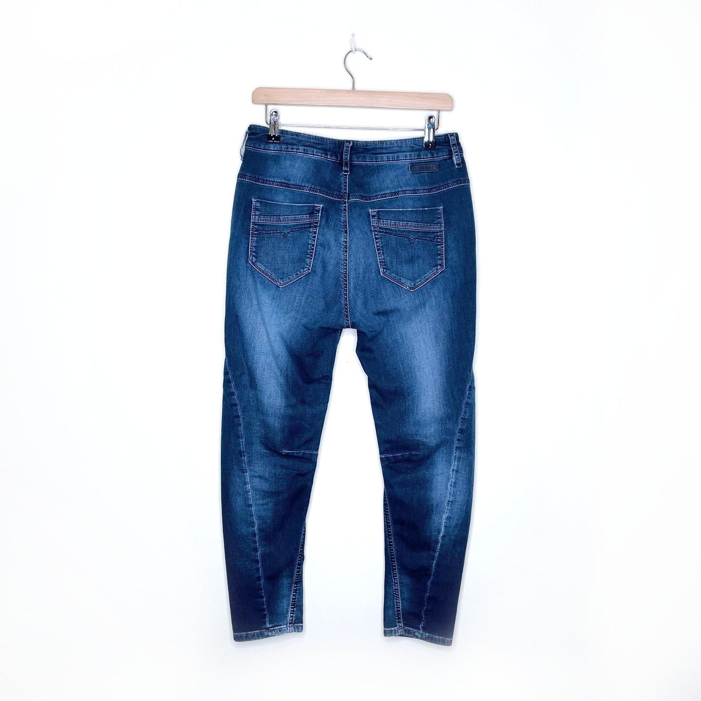 diesel fayza denim boyfriend sweatpants - size 27