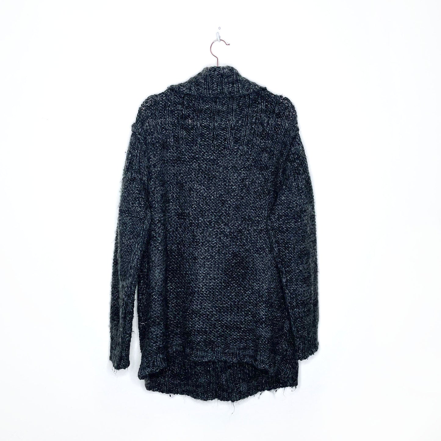 diesel loose fit chunky knit wool-alpaca grandpa cardigan - size large
