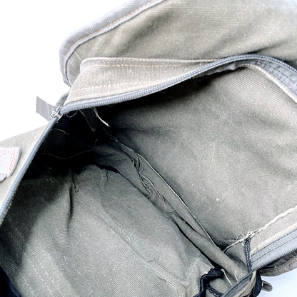 diesel green utility canvas military cargo sling bag