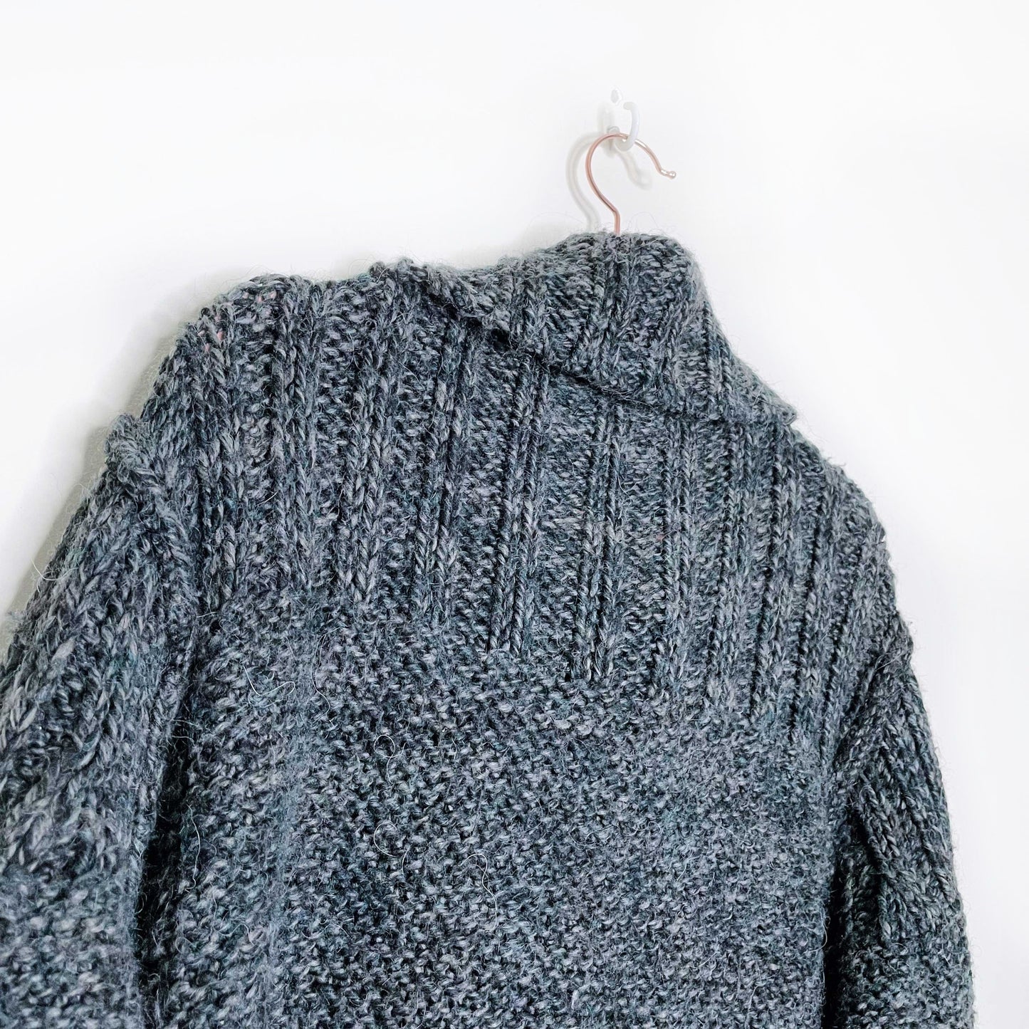 diesel loose fit chunky knit wool-alpaca grandpa cardigan - size large