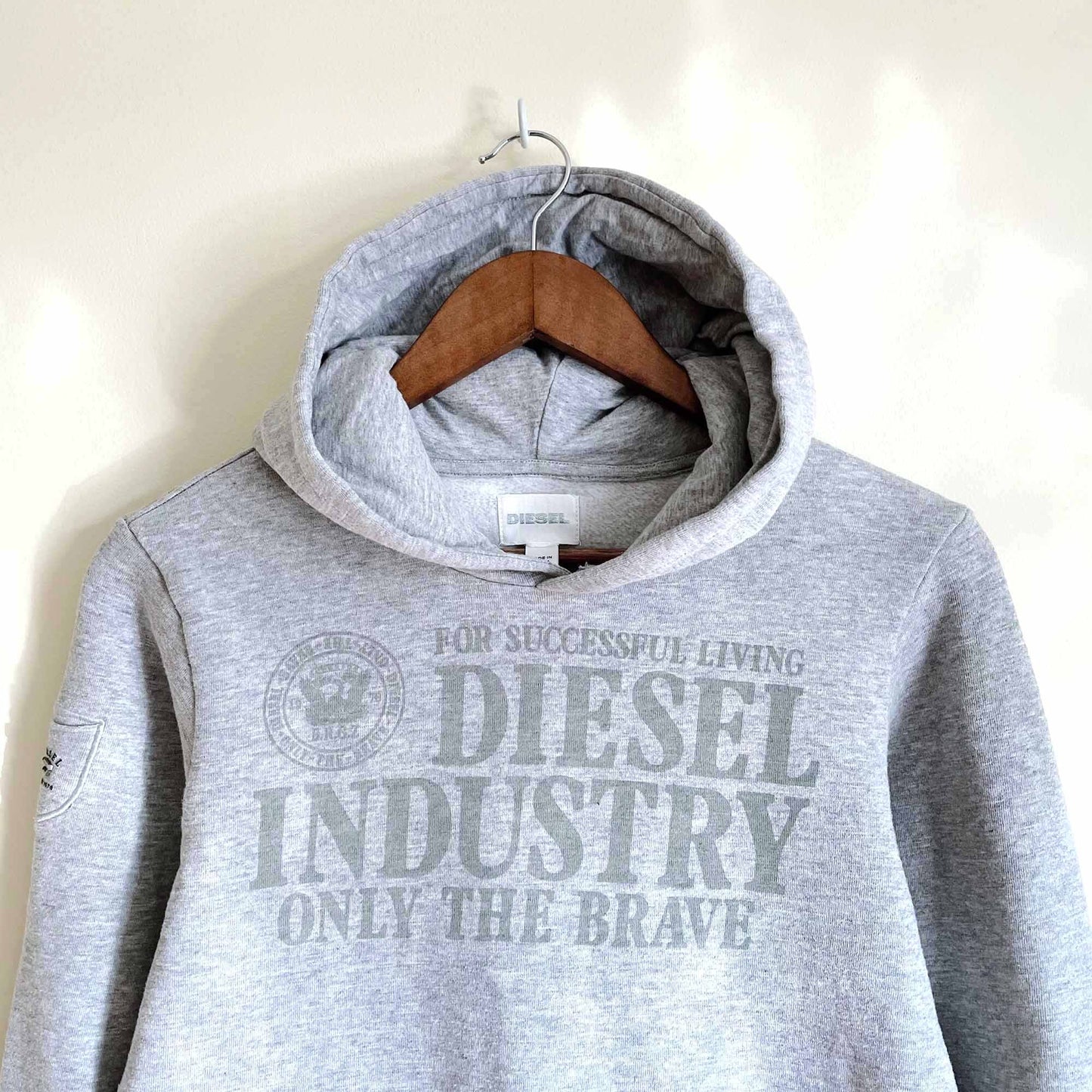 Diesel big boys' sefiry industry hoodie - size xs
