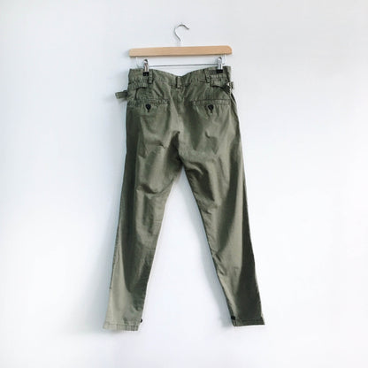 Diesel button-hem utility pant - size 26