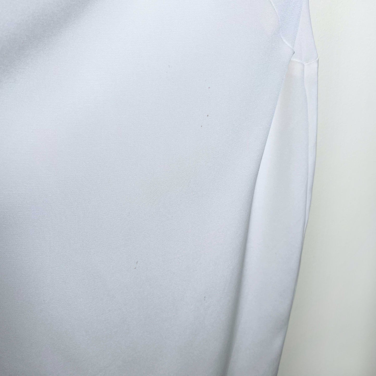 dina bar-el white silk bustier bodycon dress - size small