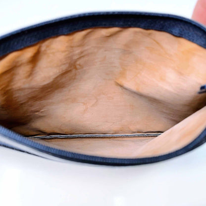 vintage 60's dior leather makeup bag