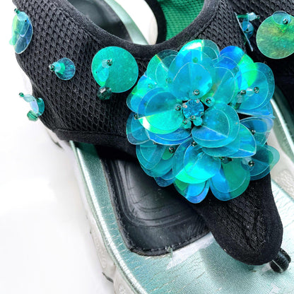 dior fusion sneaker thong sandals - size 37