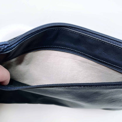 vintage 60's dior leather makeup bag