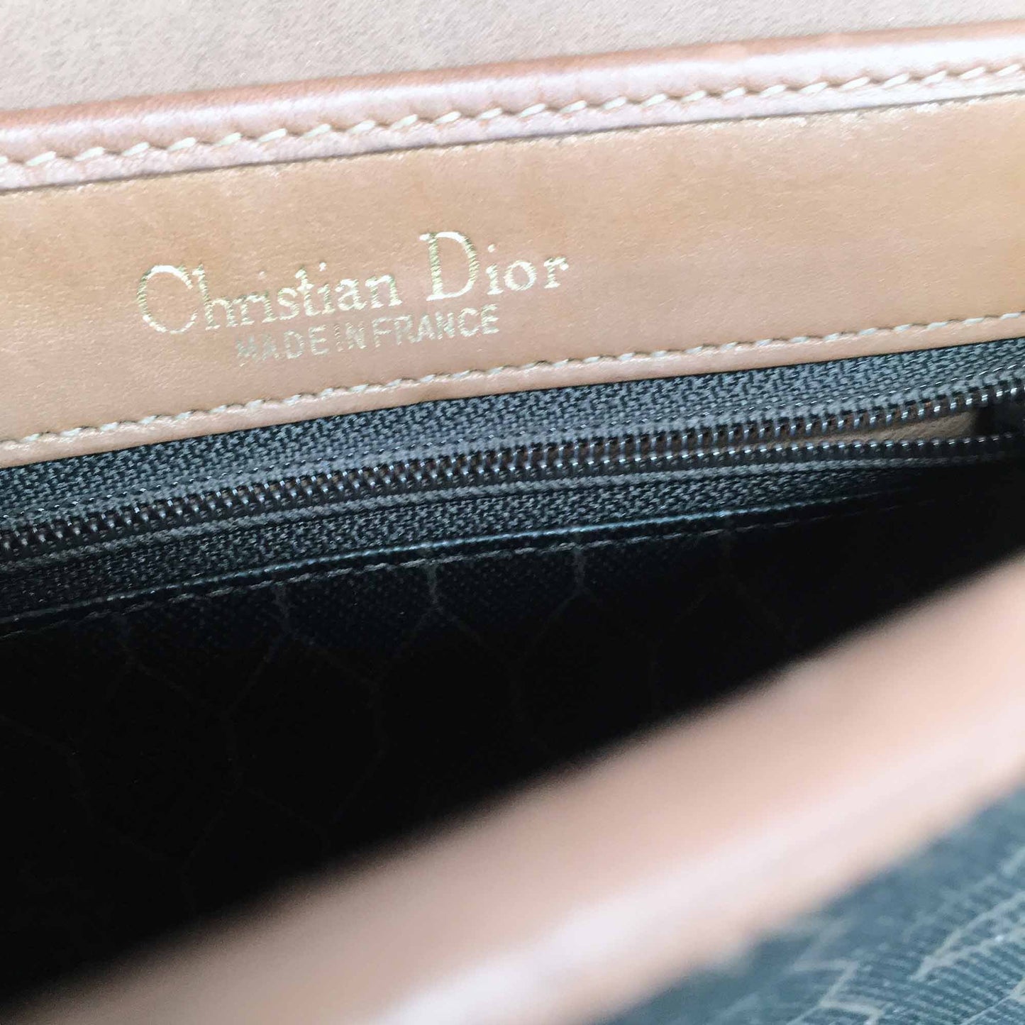 Christian Dior vintage monogram leather crossbody