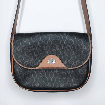 Christian Dior vintage monogram leather crossbody