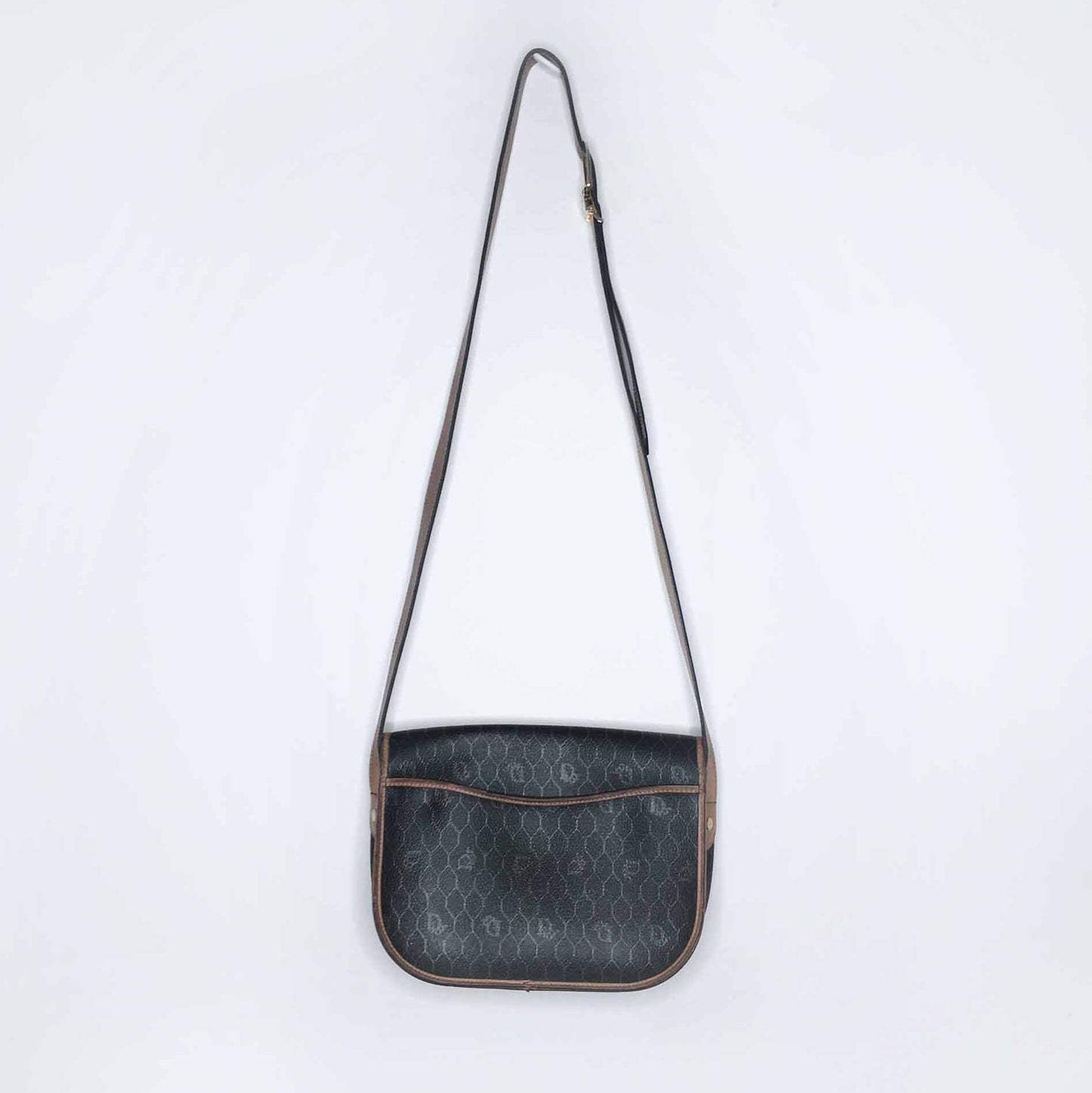 Christian Dior vintage monogram leather crossbody