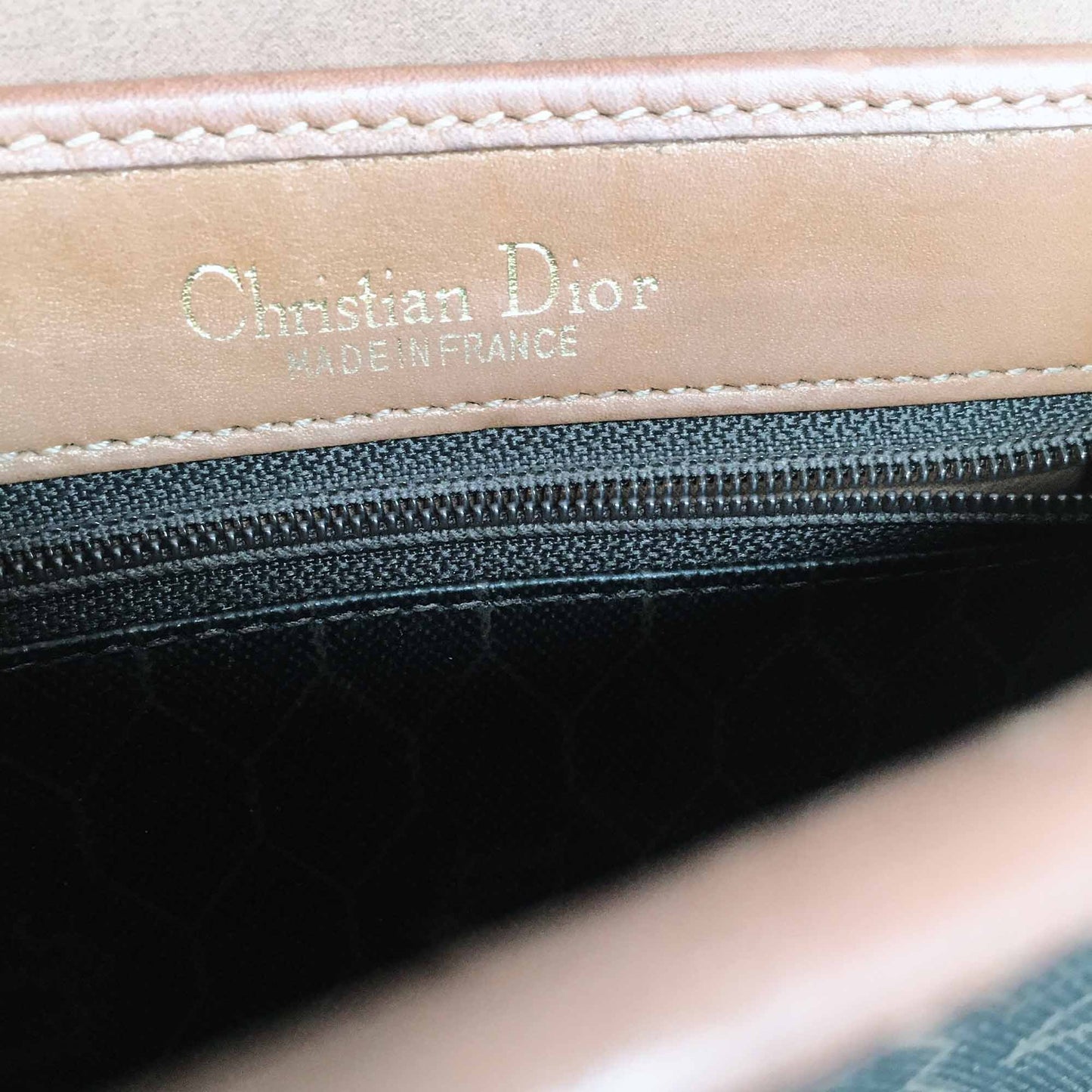 Christian Dior vintage monogram leather crossbody