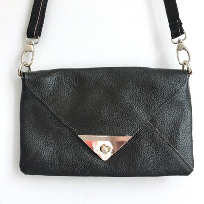 Dissona Italian leather envelope crossbody