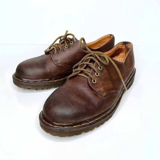 vintage 90's women's doc martens leather oxford shoes - size 10