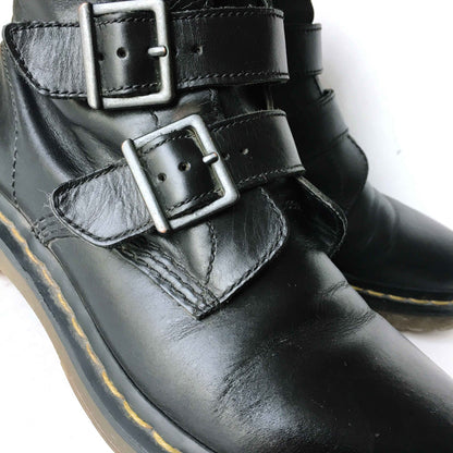 Doc Martens rare Blake 3-strap buckle boots - size 7
